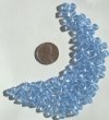 100 6mm Bicone Light Sapphire